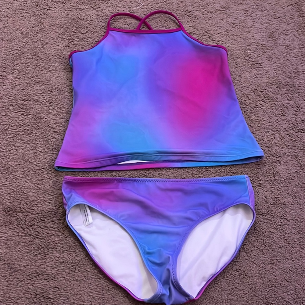 Amazon girls tie dye swimsuit